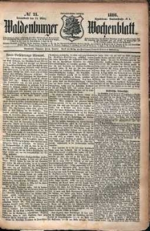 Waldenburger Wochenblatt, Jg. 32, 1886, nr 21
