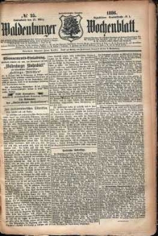 Waldenburger Wochenblatt, Jg. 32, 1886, nr 25