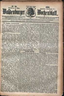 Waldenburger Wochenblatt, Jg. 32, 1886, nr 26