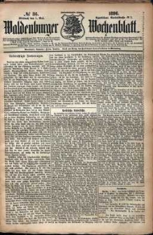 Waldenburger Wochenblatt, Jg. 32, 1886, nr 36