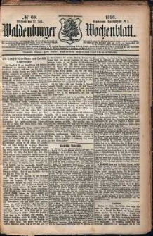 Waldenburger Wochenblatt, Jg. 32, 1886, nr 60