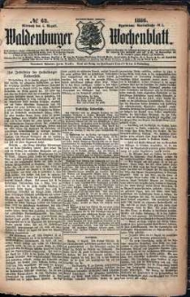 Waldenburger Wochenblatt, Jg. 32, 1886, nr 62