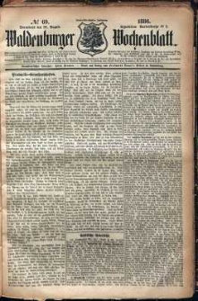 Waldenburger Wochenblatt, Jg. 32, 1886, nr 69