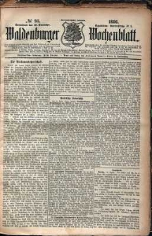 Waldenburger Wochenblatt, Jg. 32, 1886, nr 93