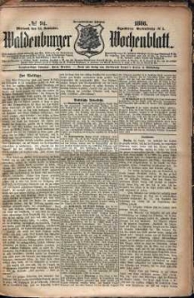 Waldenburger Wochenblatt, Jg. 32, 1886, nr 94