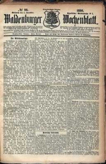 Waldenburger Wochenblatt, Jg. 32, 1886, nr 96
