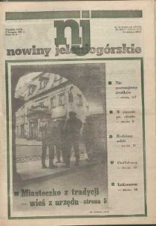 Nowiny Jeleniogórskie : tygodnik PZPR, R. 28, 1985, nr 45 (1405)