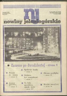 Nowiny Jeleniogórskie : tygodnik PZPR, R. 28, 1985, nr 48 (1408)