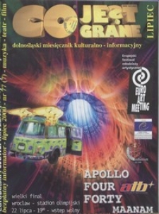 Co Jest Grane : dolnośląski miesięcznik kulturalno-informacyjny, 2000, nr 7 (77)