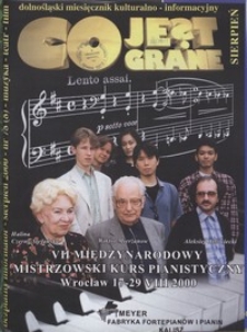 Co Jest Grane : dolnośląski miesięcznik kulturalno-informacyjny, 2000, nr 8 (78)