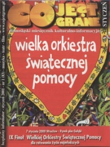 Co Jest Grane : dolnośląski miesięcznik kulturalno-informacyjny, 2001, nr 1 (83)