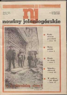 Nowiny Jeleniogórskie : tygodnik PZPR, R. 29, 1986, nr 7 (1119!)