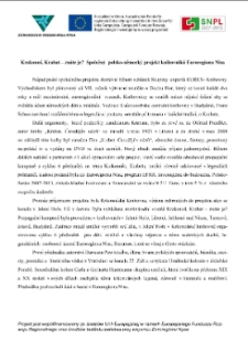 Krakonoš, Krabat - znáte je? Společný polsko-německý projekt knihovniků Euroregionu Nisa [Dokument elektroniczny]