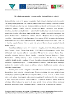 VII. ročn&iacute;k euroregion&aacute;ln&iacute; v&yacute;tvarn&eacute; soutěže Krakono&scaron;, Krabat - zn&aacute;te je? [Dokument elektroniczny]