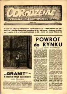Odrodzenie : tygodnik publicystyczny NSZZ "Solidarność", 1981, nr 3