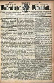 Waldenburger Wochenblatt, Jg. 33, 1887, nr 24