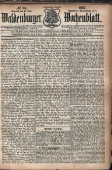 Waldenburger Wochenblatt, Jg. 33, 1887, nr 56