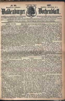 Waldenburger Wochenblatt, Jg. 33, 1887, nr 90