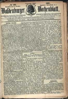 Waldenburger Wochenblatt, Jg. 33, 1887, nr 101