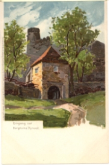 Eingang zur Burgruine Kynast [Dokument ikonograficzny]