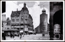 Görlitz - Marienplatz mit Frauenturm [Dokument ikonograficzny]