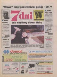 7 dni - Wiadomości Oławskie : tygodnik lokalny, 1998, nr 2 (245)