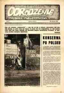 Odrodzenie : tygodnik publicystyczny NSZZ "Solidarność", 1981, nr 8