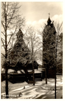 Brückenberg im Riesengebirge - Kirche Wang 885 m ü. d. M. [Dokument ikonograficzny]