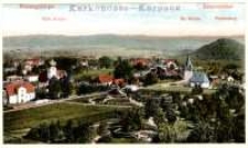 Riesengebirge. Krummhübel : Kath. Kirche, Ev. Kirche, Pfaffenber[Dokument ikonograficzny]