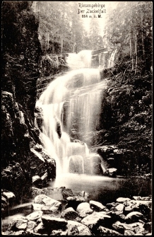 Riesengirge. Der Zackelfall 864 m ü. M. [Dokument ikonograficzny]