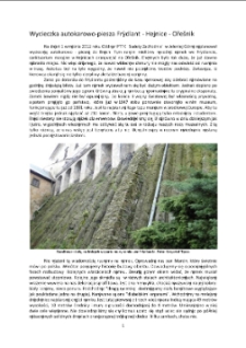 Wycieczka autokarowo-piesza Frỳdlant - Hejnice - Ořešnik 2012 [Dokument elektroniczny]