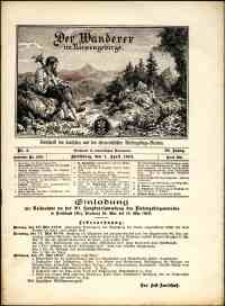 Der Wanderer im Riesengebirge, 1910, nr 4