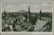Görlitz. Blick vom Rathausturm nach der Landeskrone [Dokument ikonograficzny]