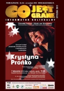 Co Jest Grane : informator kulturalny, 2012, nr 215 styczeń [Dokument elektroniczny]