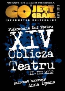 Co Jest Grane : informator kulturalny, 2012, nr 216 luty [Dokument elektroniczny]