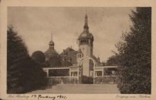 Bad Flinsberg. Eingang zum Kurhaus [Dokument ikonograficzny]
