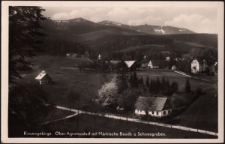 Riesengebirge. Ober-Agnetendorf mit Märkische Baude u. Schneegruben. [Dokument ikonograficzny]