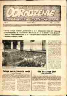 Odrodzenie : tygodnik publicystyczny NSZZ "Solidarność", 1981, nr 12