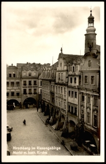 Hirschberg im Riesengebirge Markt m. kath. Kirche [Dokument ikonograficzny]