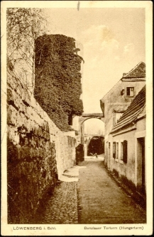 Löwenberg i. Schl. Bunzlauer Torturm (Hungerturm) [Dokument ikonograficzny]