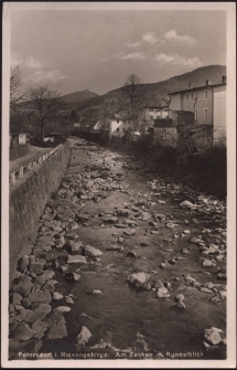 Petersdorf i. Riesengebirge. Am Zacken m. Kynastblick [Dokument ikonograficzny]