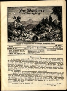 Der Wanderer im Riesengebirge, 1915, nr 12