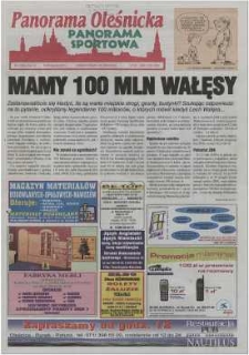 Panorama Oleśnicka: tygodnik Ziemi Oleśnickiej, 2001, nr 4 (566)