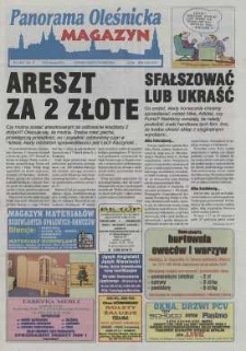 Panorama Oleśnicka: tygodnik Ziemi Oleśnickiej, 2001, nr 5 (567)