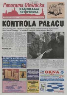 Panorama Oleśnicka: tygodnik Ziemi Oleśnickiej, 2001, nr 20 (582)