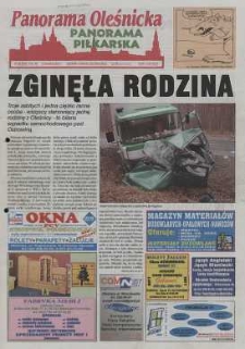 Panorama Oleśnicka: tygodnik Ziemi Oleśnickiej, 2001, nr 26 (588)