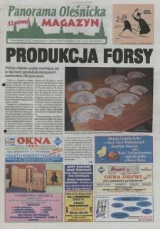Panorama Oleśnicka: tygodnik Ziemi Oleśnickiej, 2001, nr 29/30 (591/592)