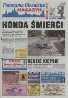 Panorama Oleśnicka: tygodnik Ziemi Oleśnickiej, 2001, nr 43 (605)