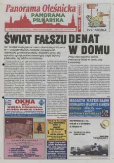 Panorama Oleśnicka: tygodnik Ziemi Oleśnickiej, 2001, nr 46 (608)