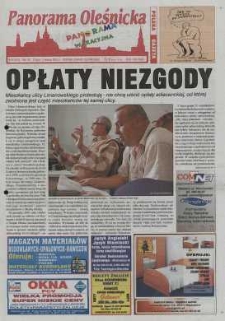 Panorama Oleśnicka: tygodnik Ziemi Oleśnickiej, 2001, nr 60 (622)